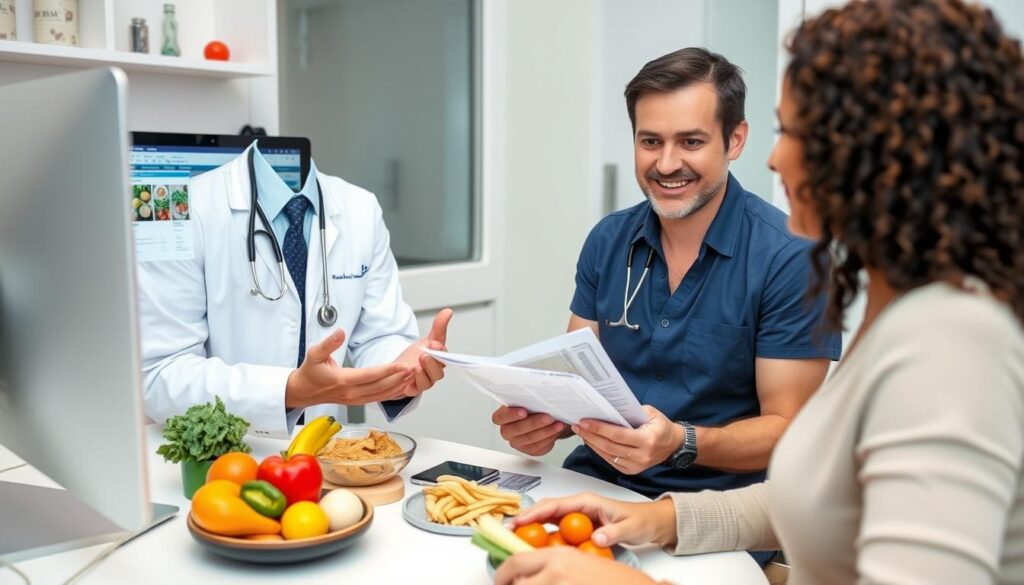 Nutrition counseling session at Healthcare Medical Centre in Dammam