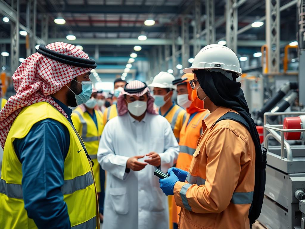 Saudi manufacturing company's health and safety program implementation