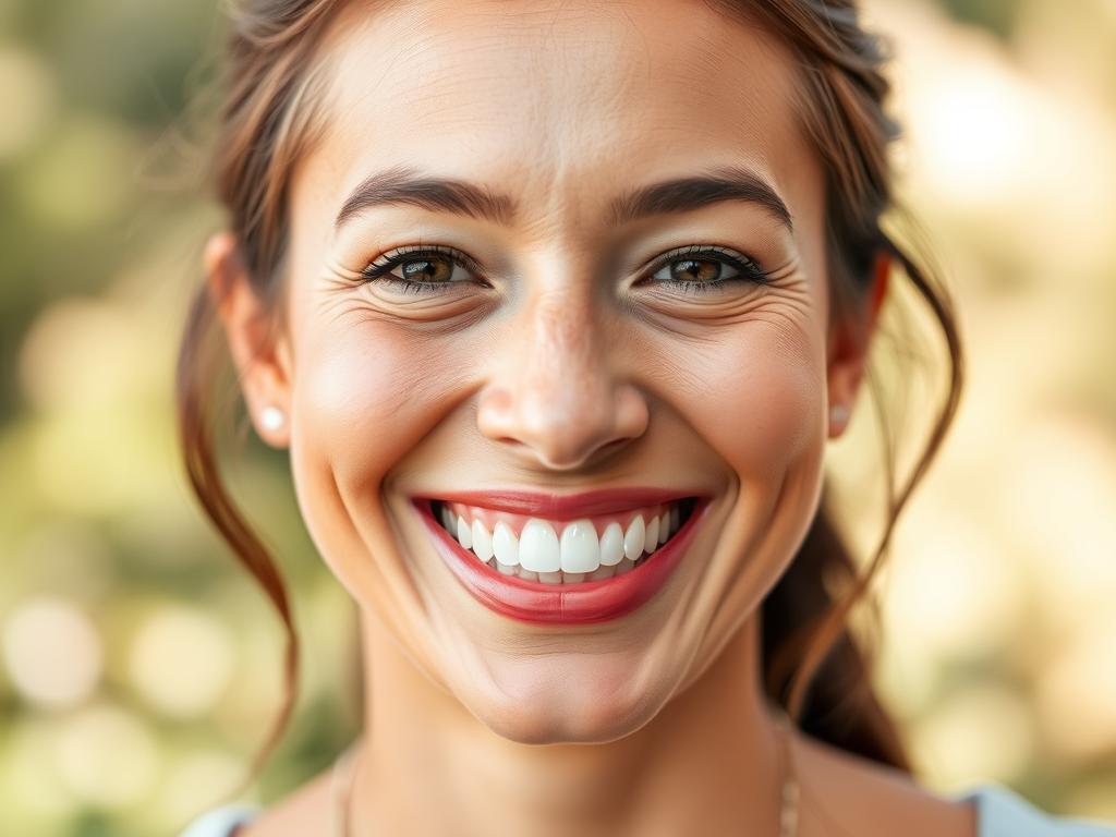 Happy patient with a transformed smile after cosmetic dental treatment